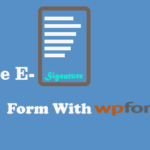 create e-signature Form in wordpress