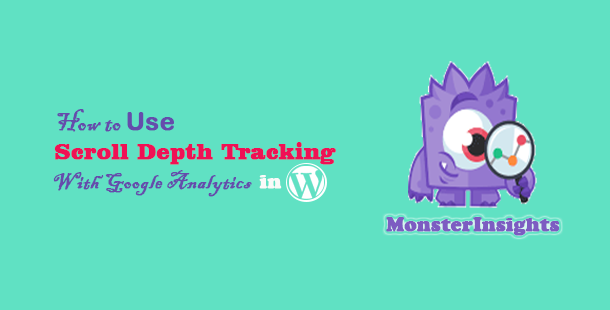 Scroll depth track with google analytics in wordress