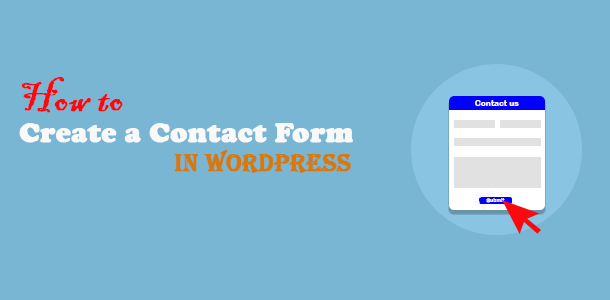 Create WordPress contact form