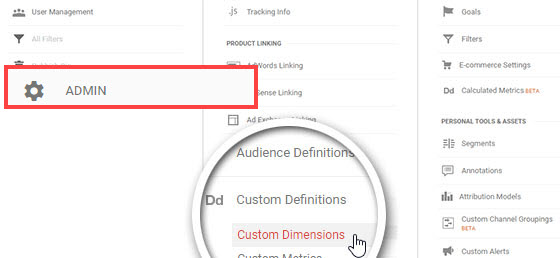 Custom Dimensions in Google Analytics