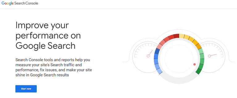 start Google Search Console