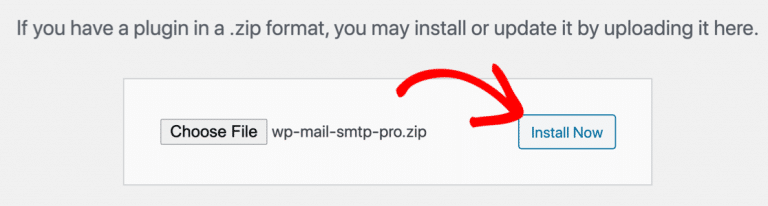 imstall wp mail smtp