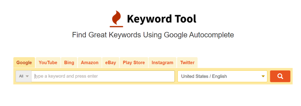 keyword tool