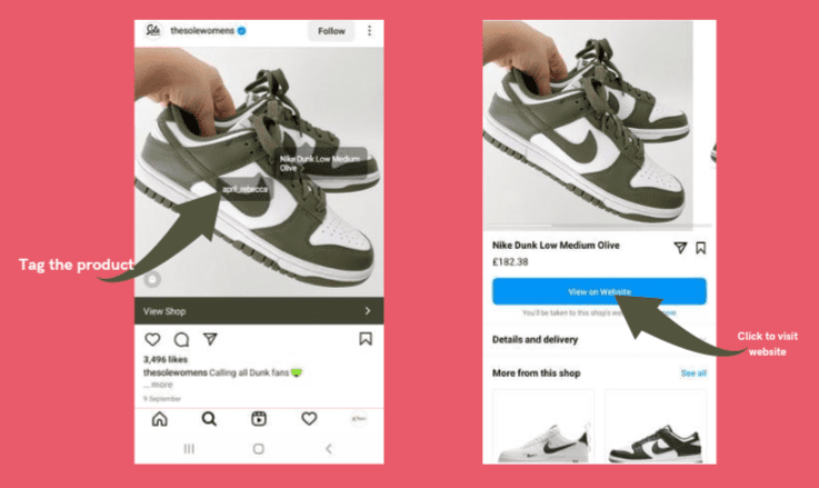 product tagging in instagram 