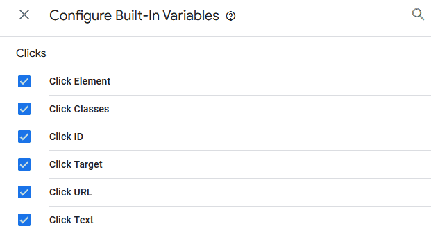 variable select