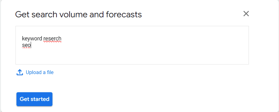 GKP- get rch volume and forecosts